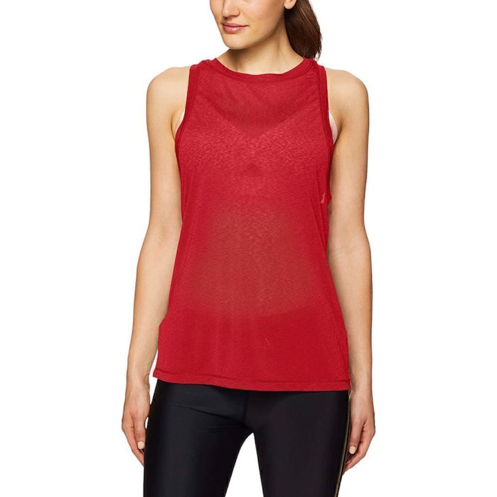 𝅺LORNA Jane NWT Superfine Active Muscle Tank Top in Dark Red Size Medium